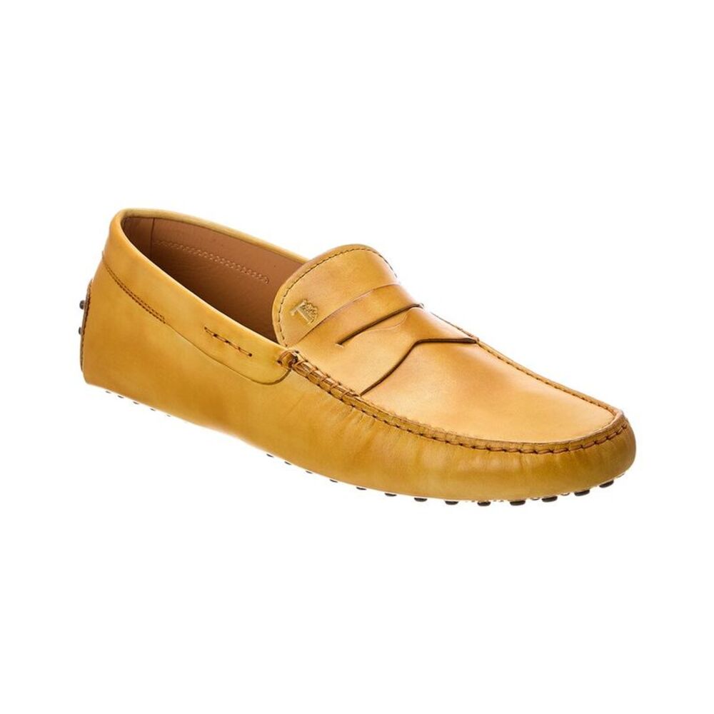 Tod's Leather Driver, Yellow
